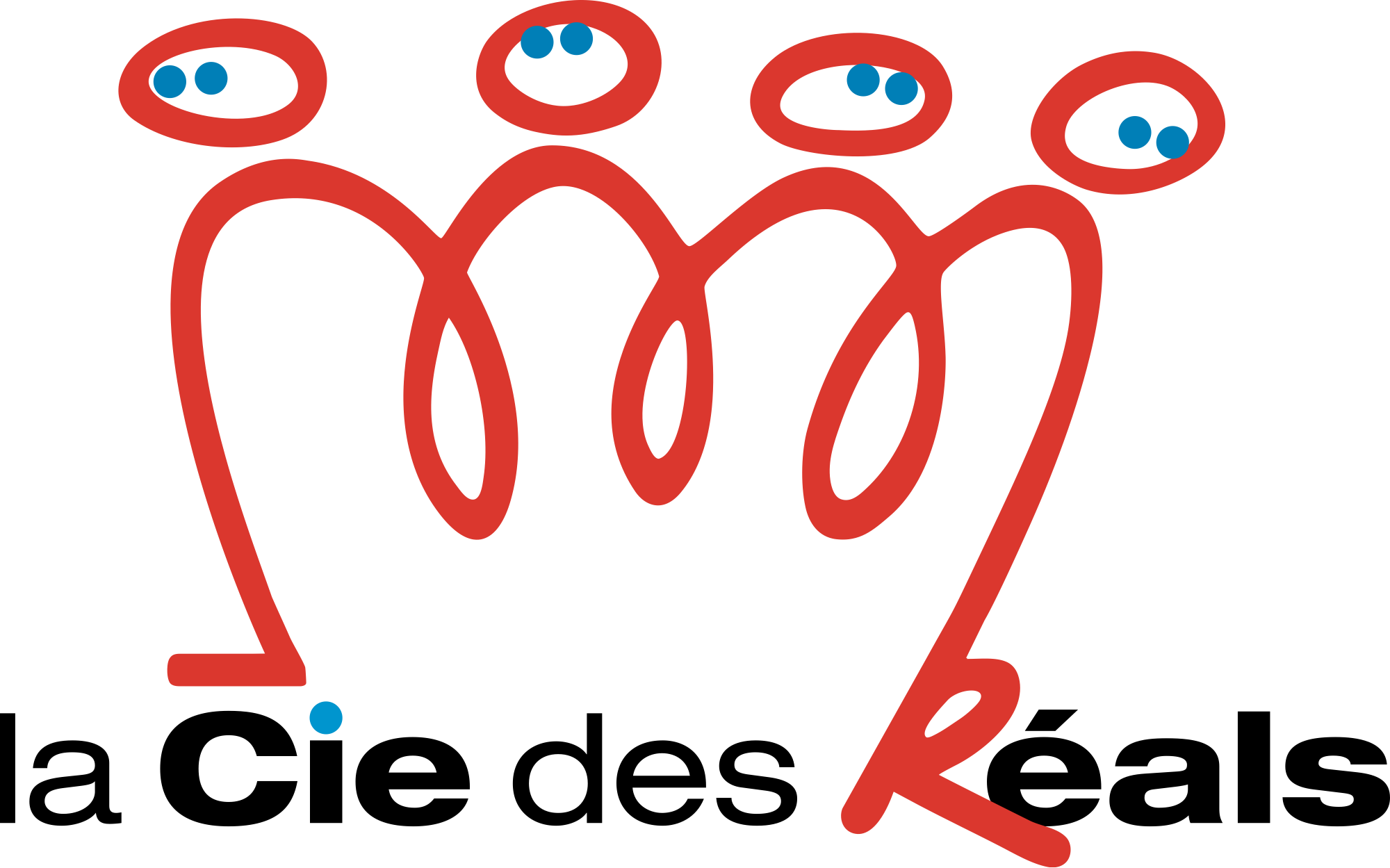 Logo la Cie des Réals noir